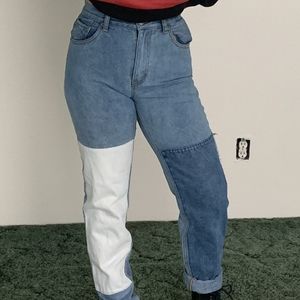 ON HOLD Brandy Melville Kenzo Patchwork Jeans